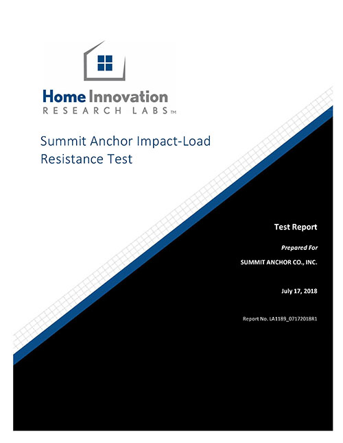 SA Impact-Load Resistance Test July 17 2018